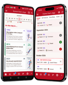 Nottingham Forest fan's app